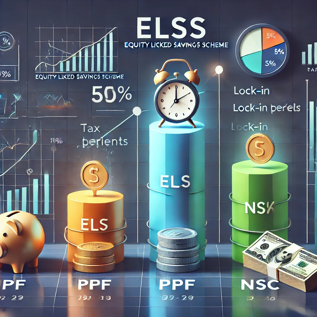 Comparison chart of ELSS vs. other tax-saving instruments
